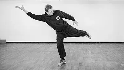 Ollie Smith practising post-heaven Baguazhang