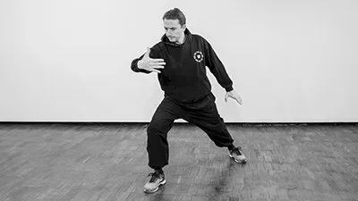 Ollie Smith practising Post-Heaven Bagua Line 8 — body methods