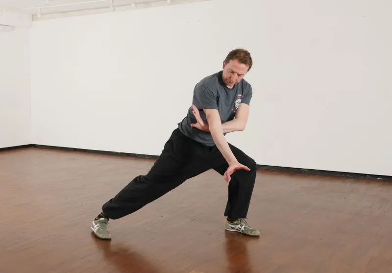 Ollie Smith practising post-heaven Baguazhang at The Moral Dragon