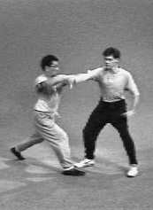 Partner drill — two-person hand technique